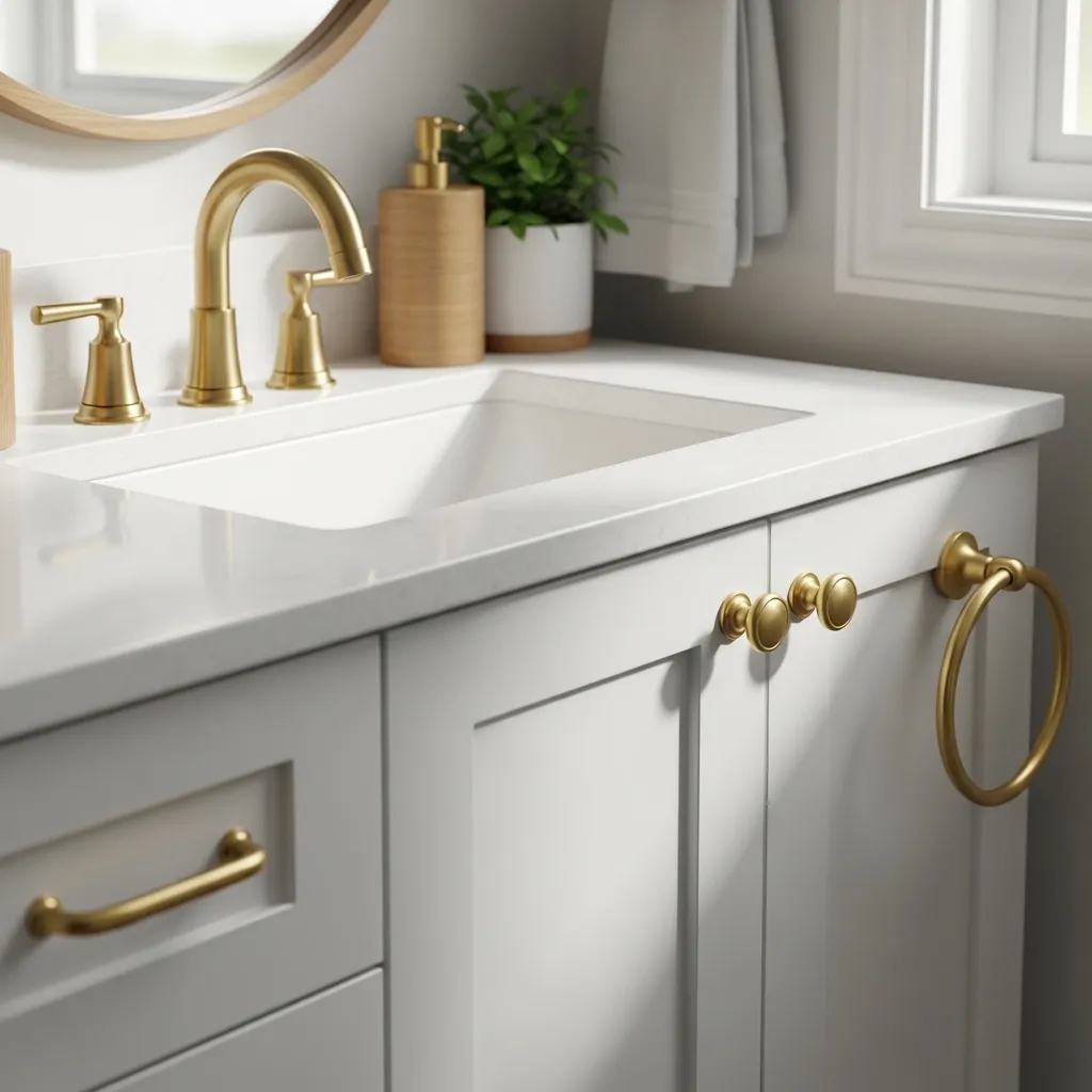 Swap Boring Hardware for Brass