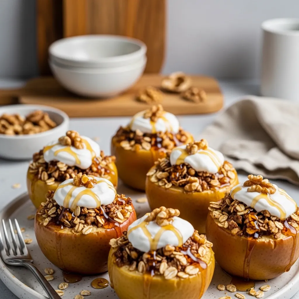 Sweet & Soothing: Baked Apples with Prebiotic Topping