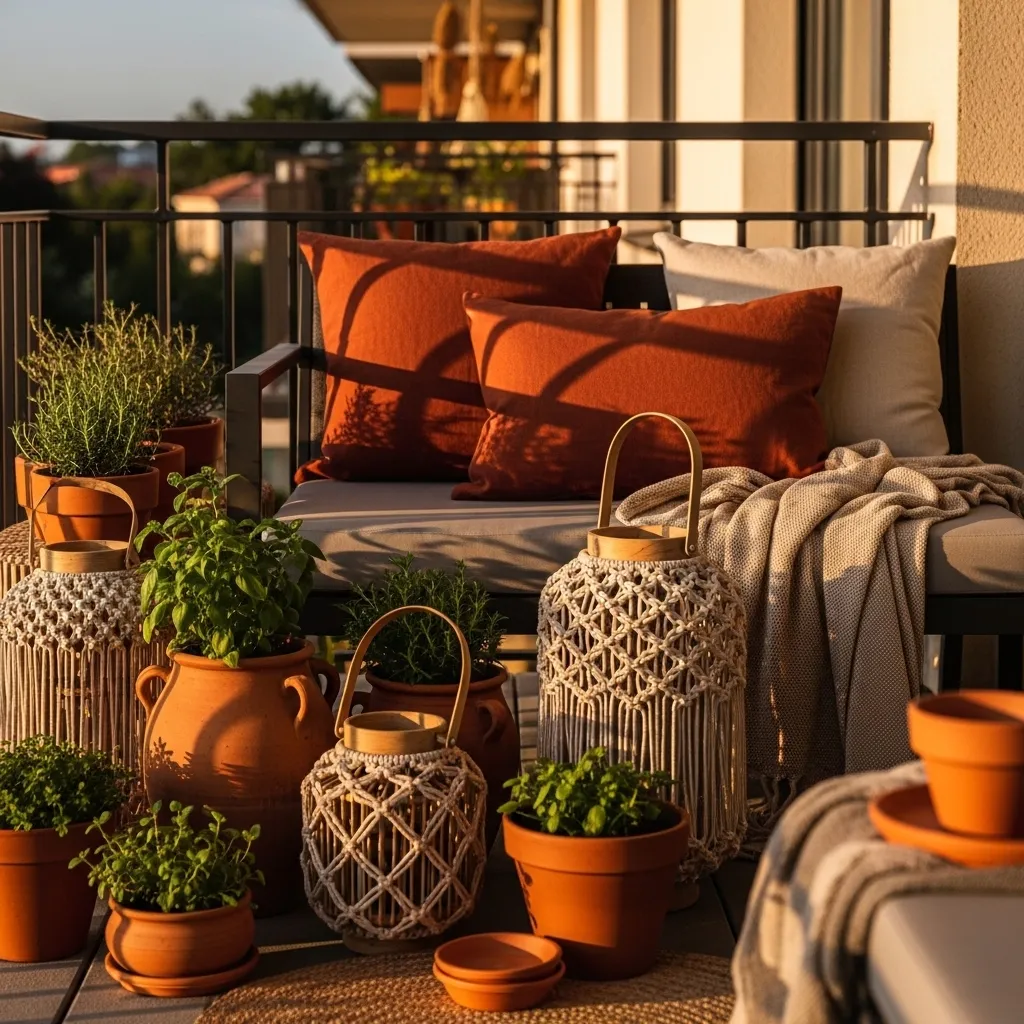 The Earthy Terracotta Patio Lounge