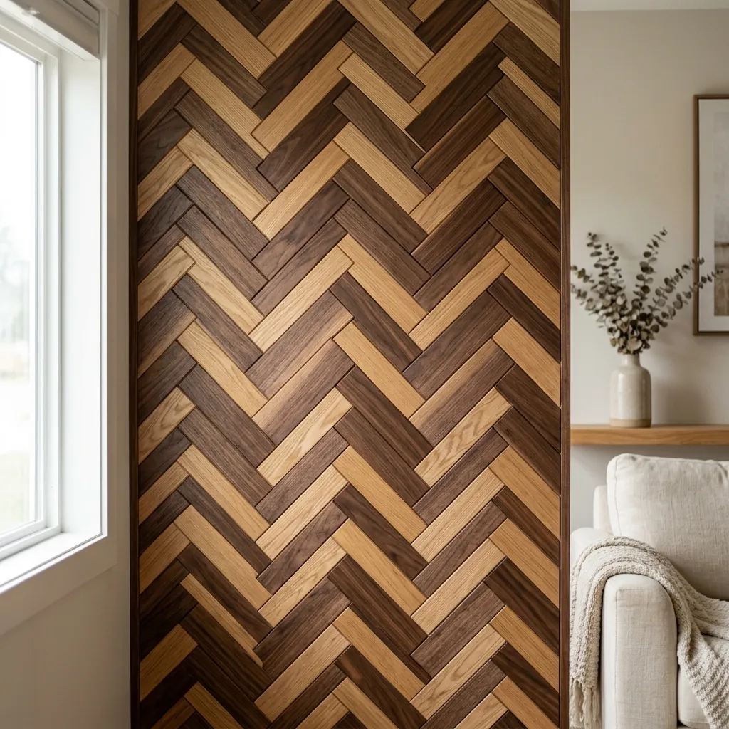 The Herringbone Wood Mosaic