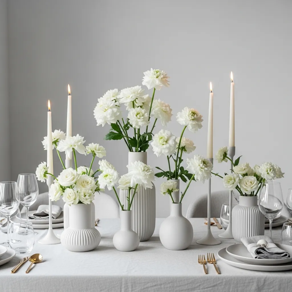The Monochromatic Floral Dreamscape