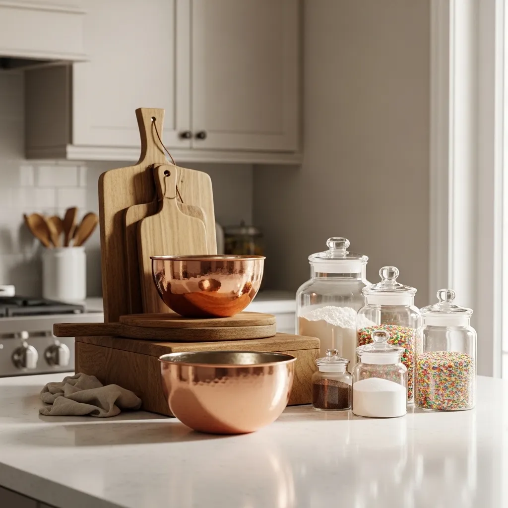 The Vintage Farmhouse Baking Station