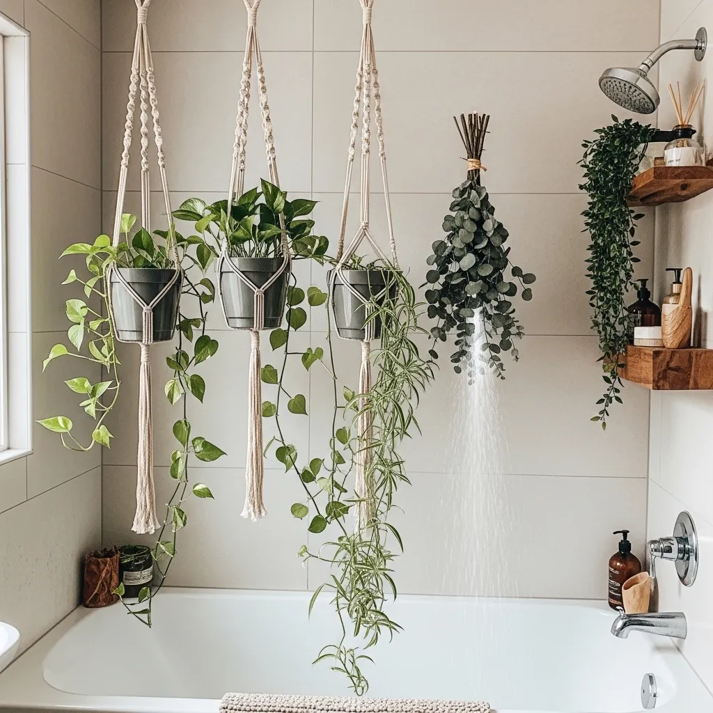 The "Jungle" Vibe with Hanging Plants