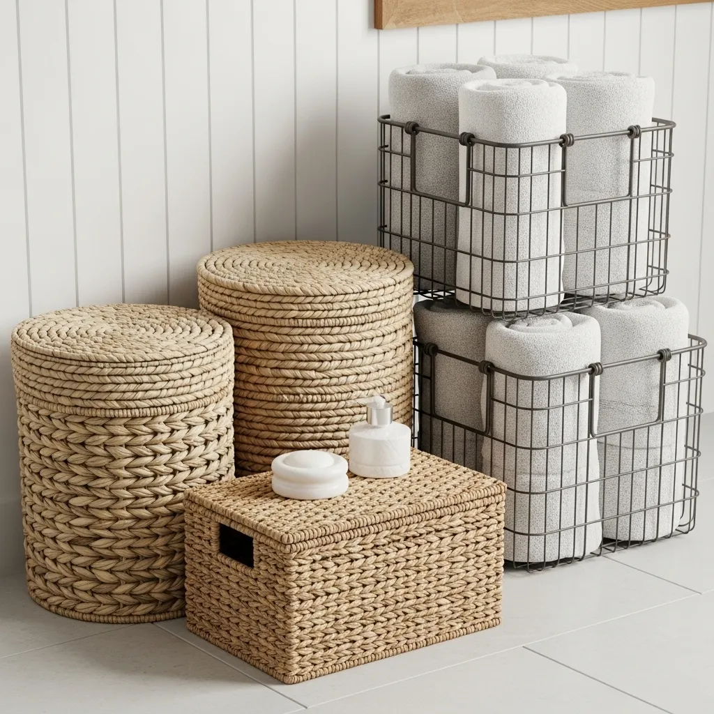 Utilize Woven Baskets