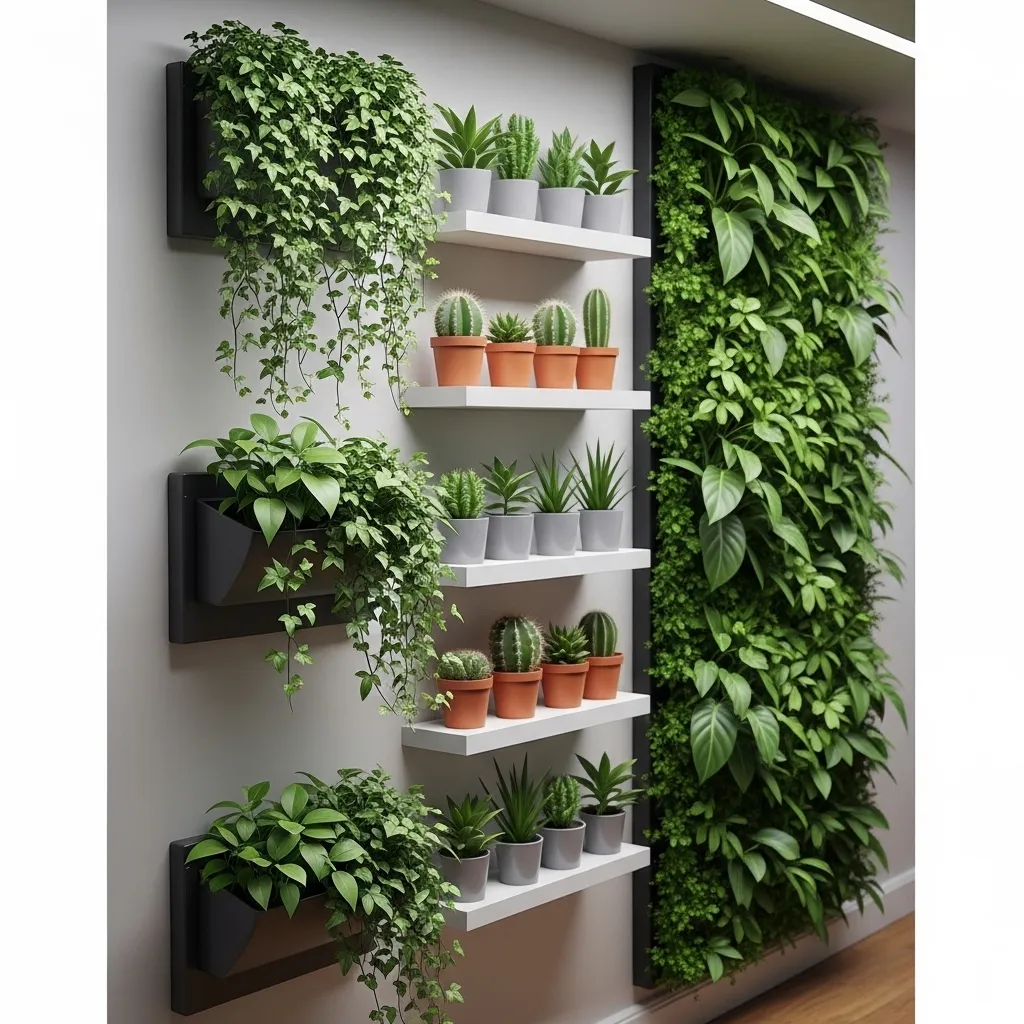 Vertical Gardens & Plant Ledges for Instant Life