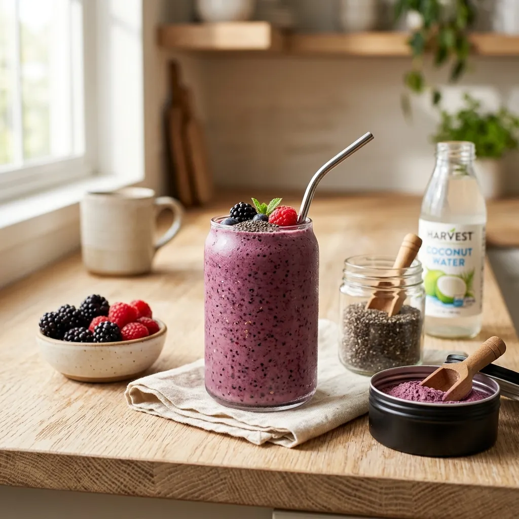 8. The Midnight Berry Antioxidant Bomb