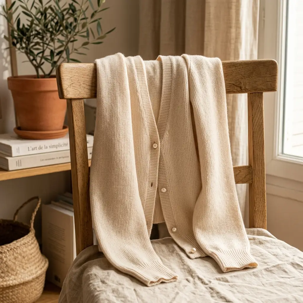 A Lightweight Knit Cardigan