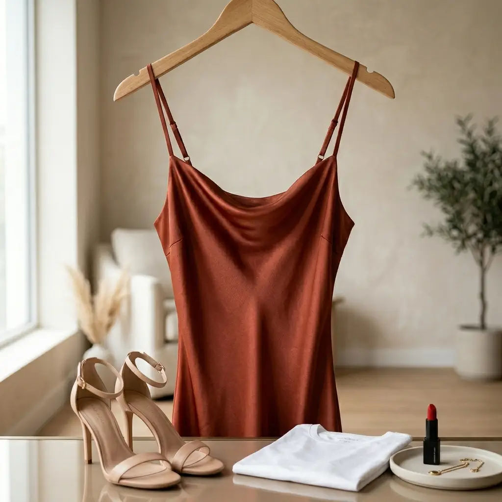 A Sleek Slip Dress