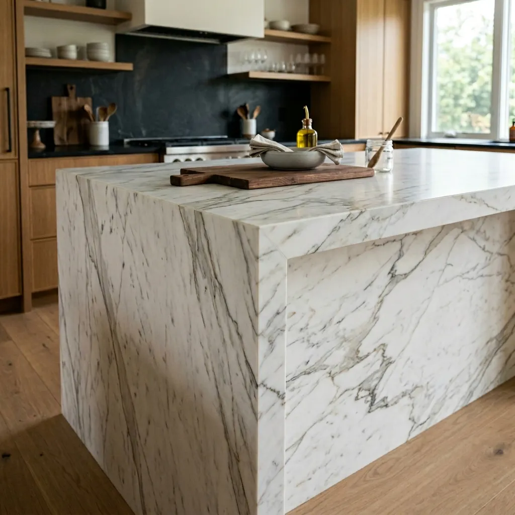 Add Dramatically Thick Countertops
