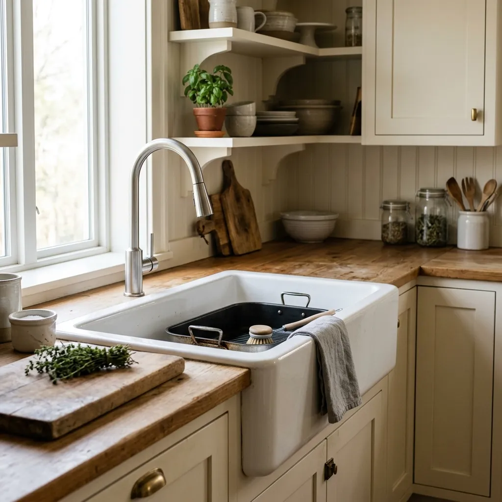 Add a Classic Farmhouse Sink