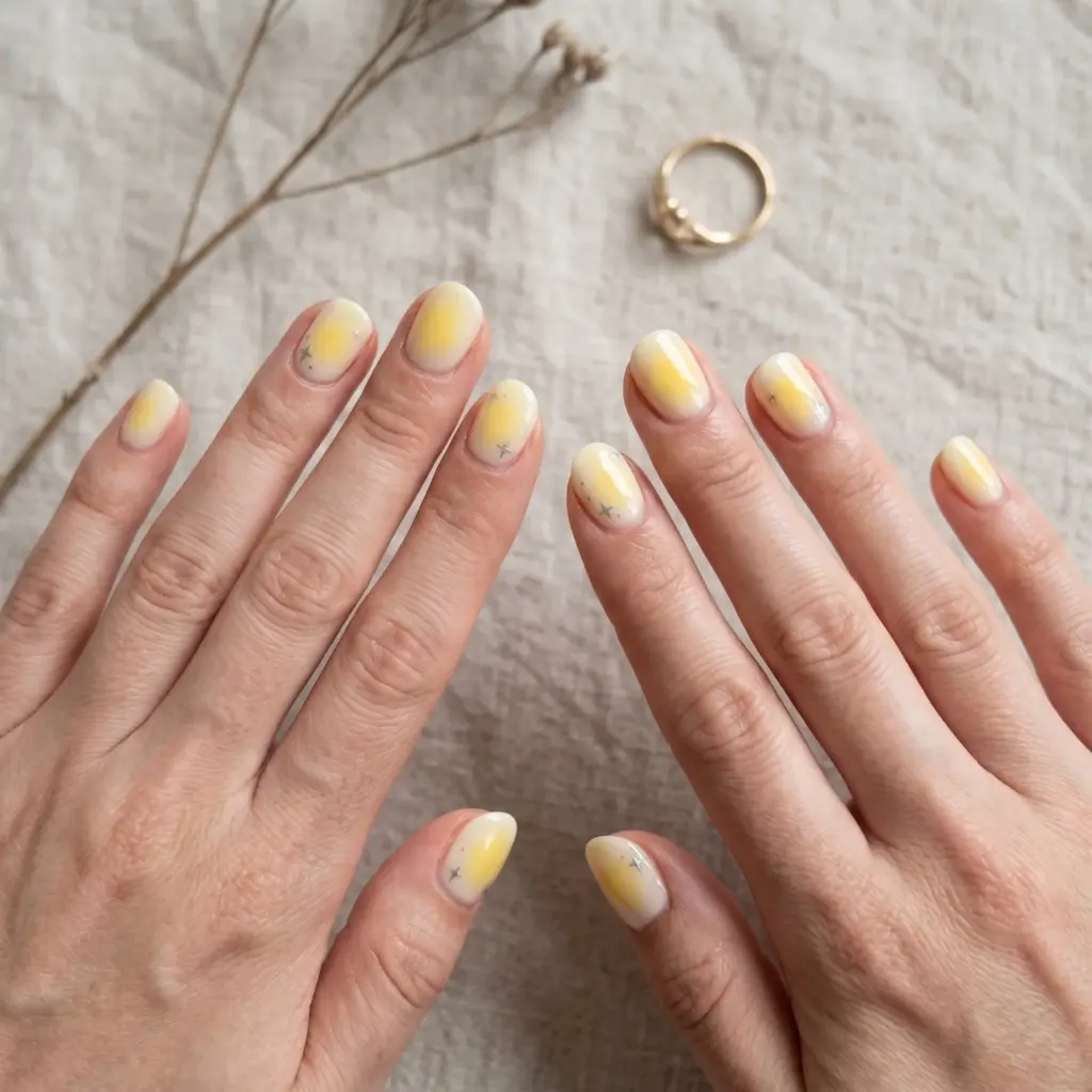 Aura Gradient in Butter Yellow
