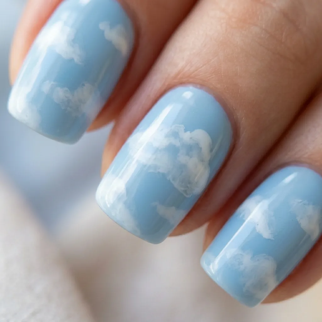 Cloudy Sky Blue