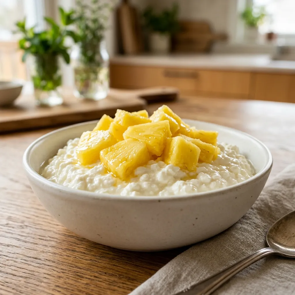 Cottage Cheese and Pineapple