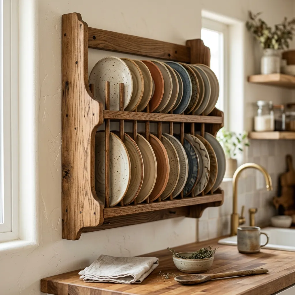 Display Everyday Items on a Plate Rack
