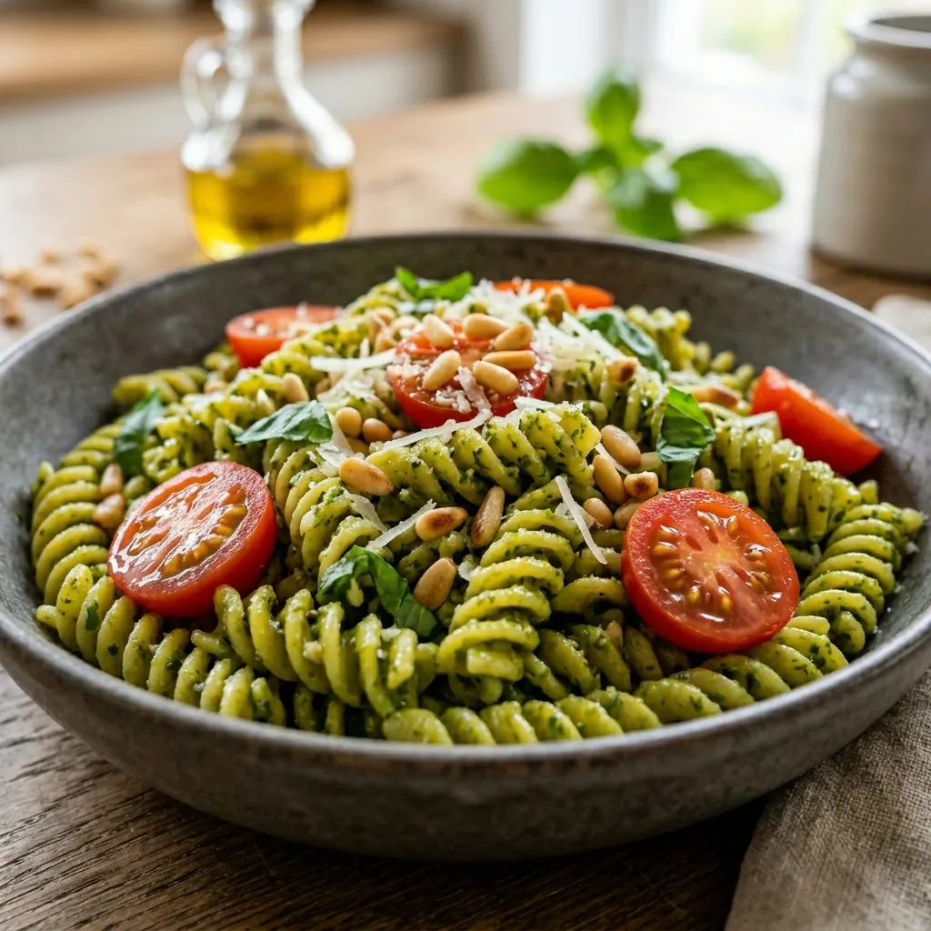 Fast-Track Pesto Pasta