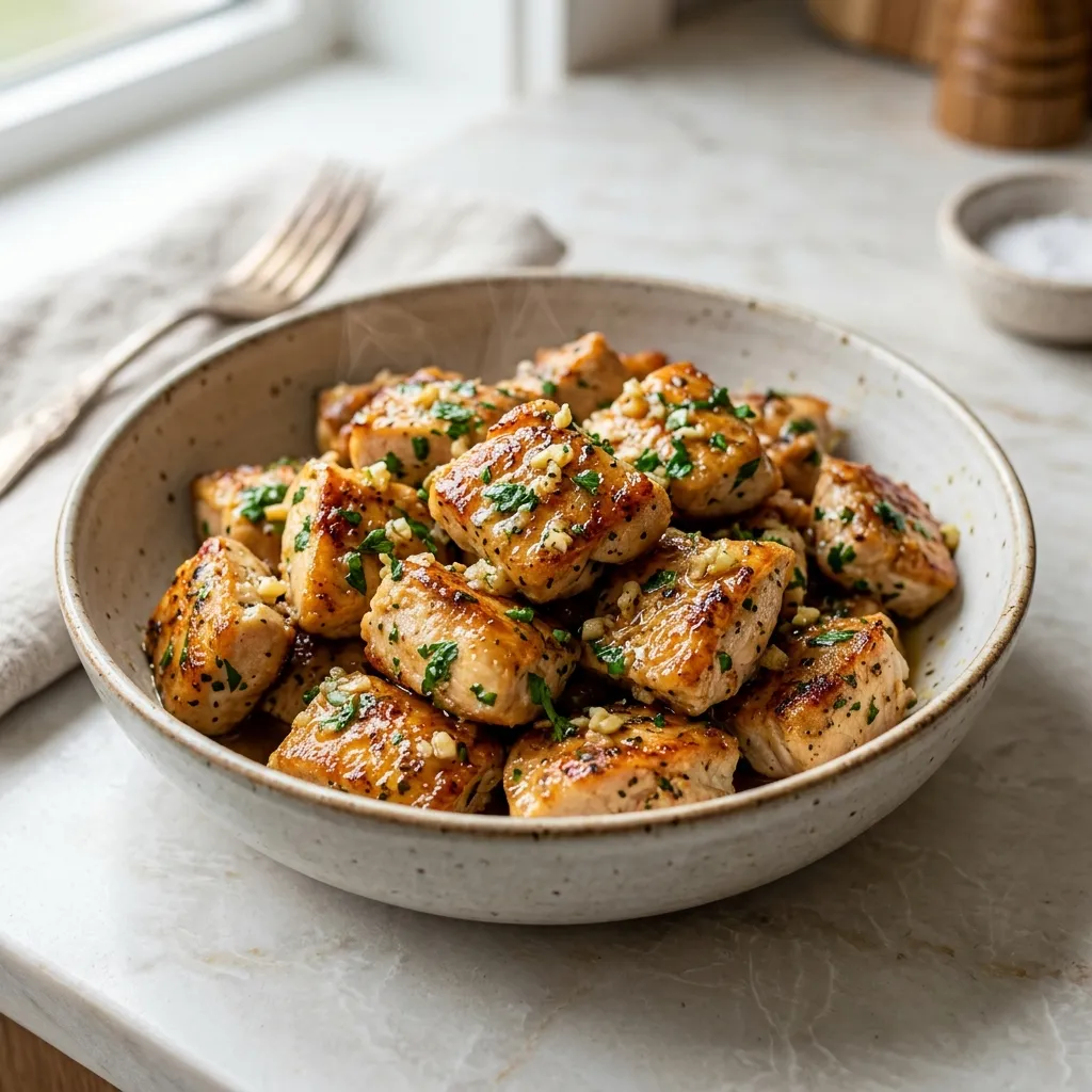 Garlic Butter Chicken Bites
