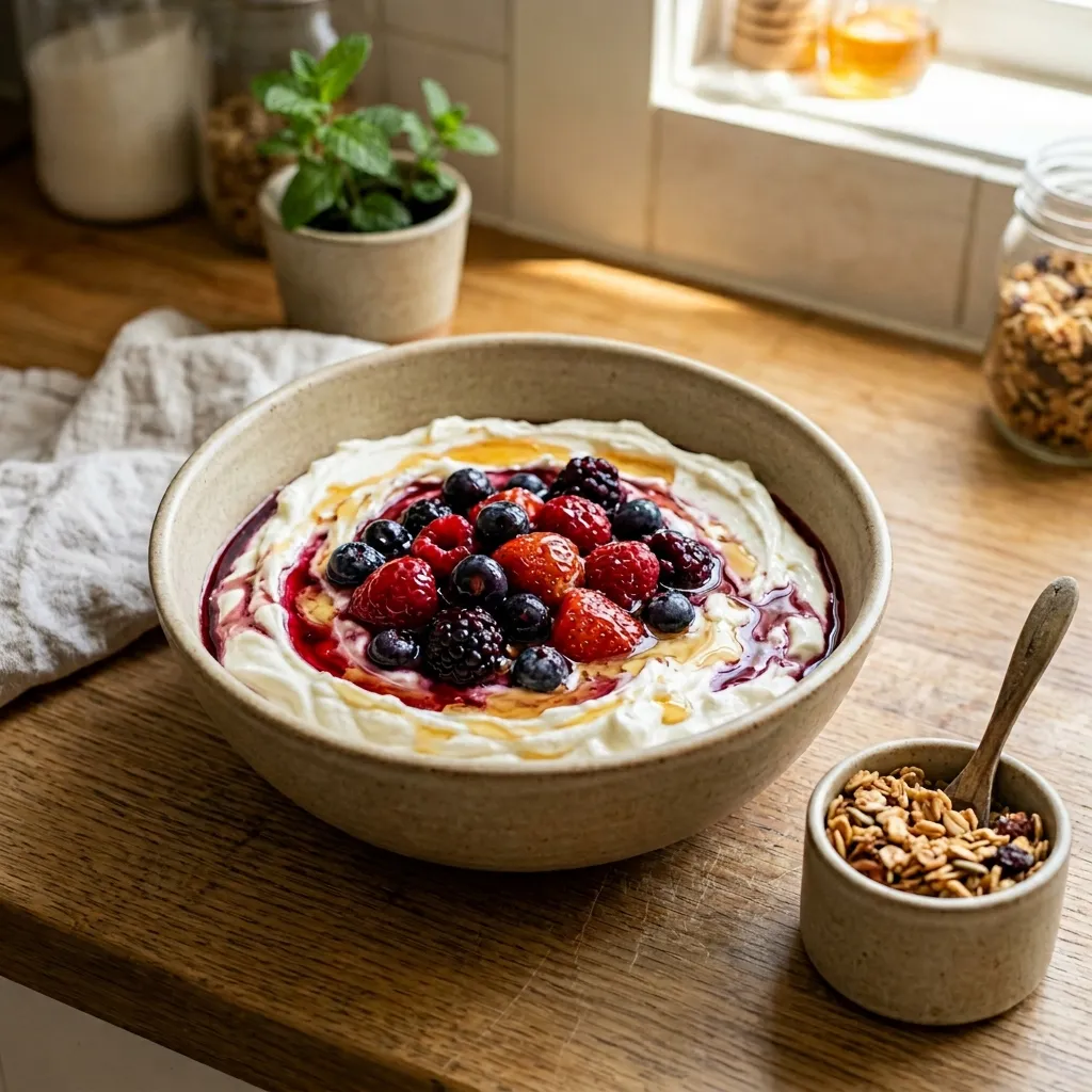 Greek Yogurt "Power" Breakfast Bowls