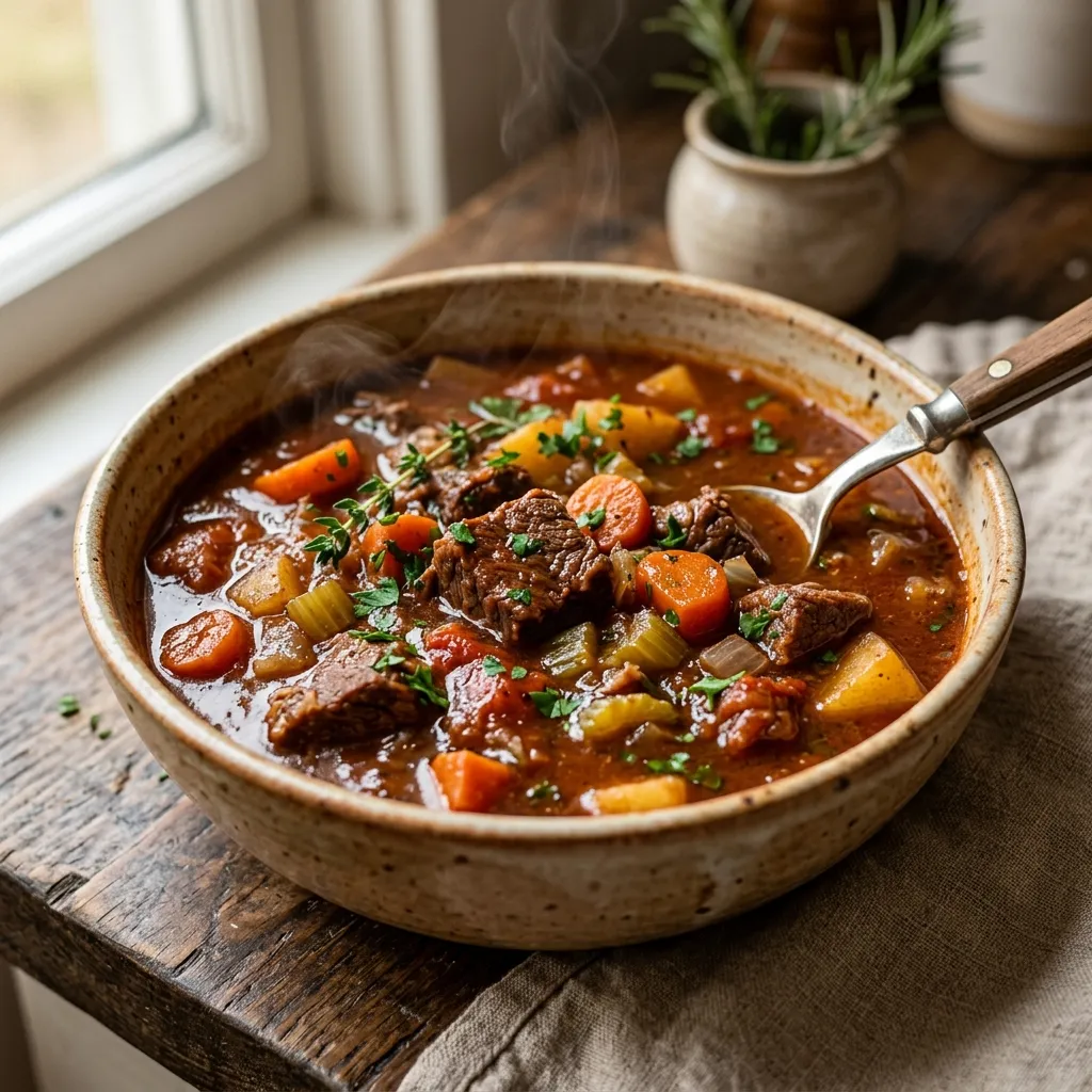 Hearty Beef or Lentil Stew