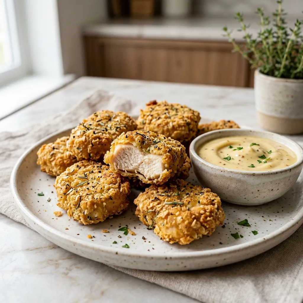 Herb-Crusted "Nuggets" for Grown-Ups