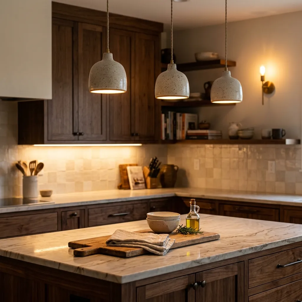 Install Warm, Layered Lighting