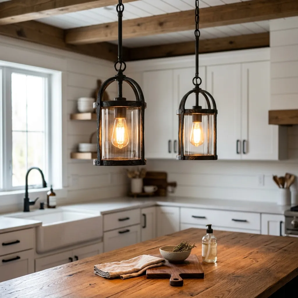 Install Wrought Iron Lighting Fixtures