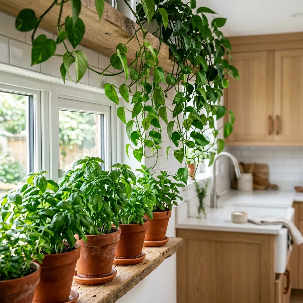 Introduce Fresh Greenery and Herbs