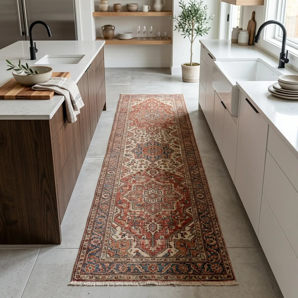 Lay Down an Antique Runner Rug