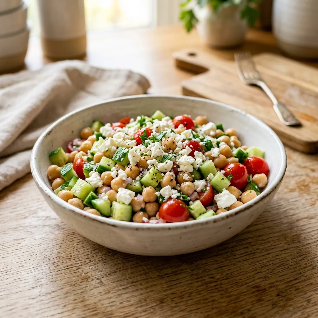 Mediterranean Chickpea Salad
