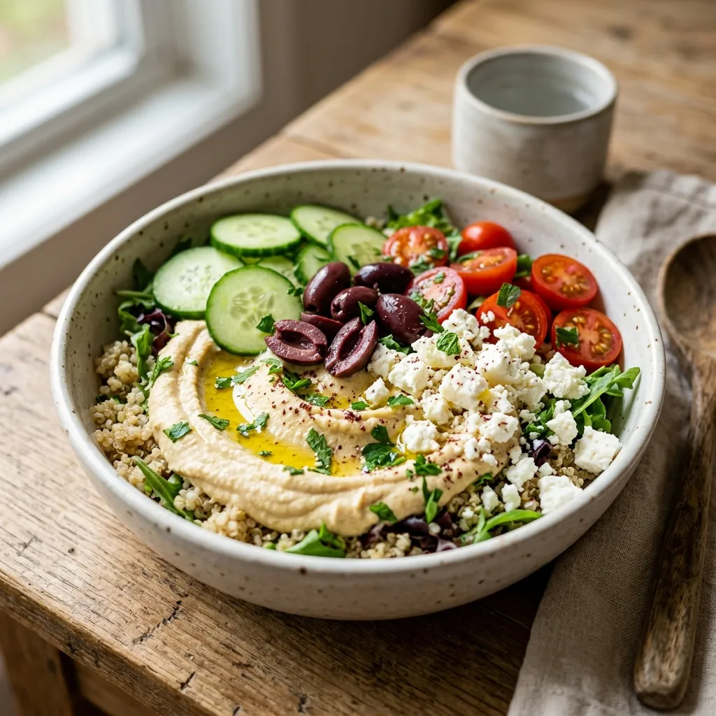 Mediterranean Hummus Bowl