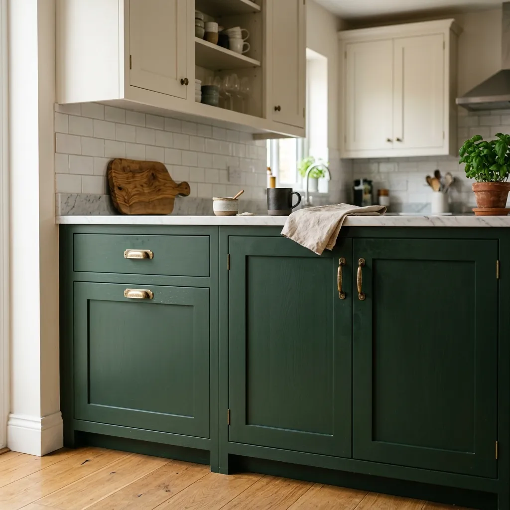 Paint Cabinets a Moody, Deep Hue