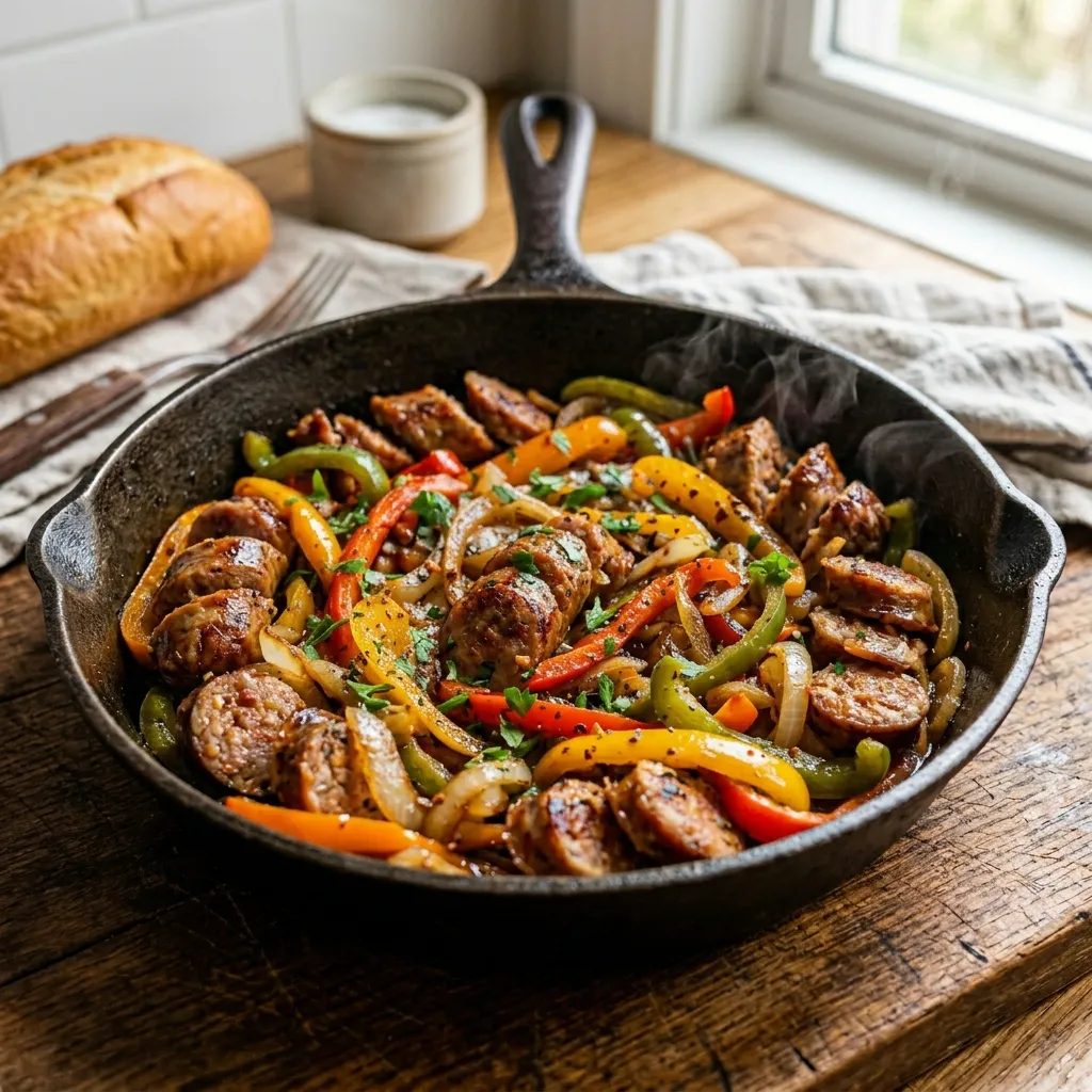 Sausage and Pepper Skillet