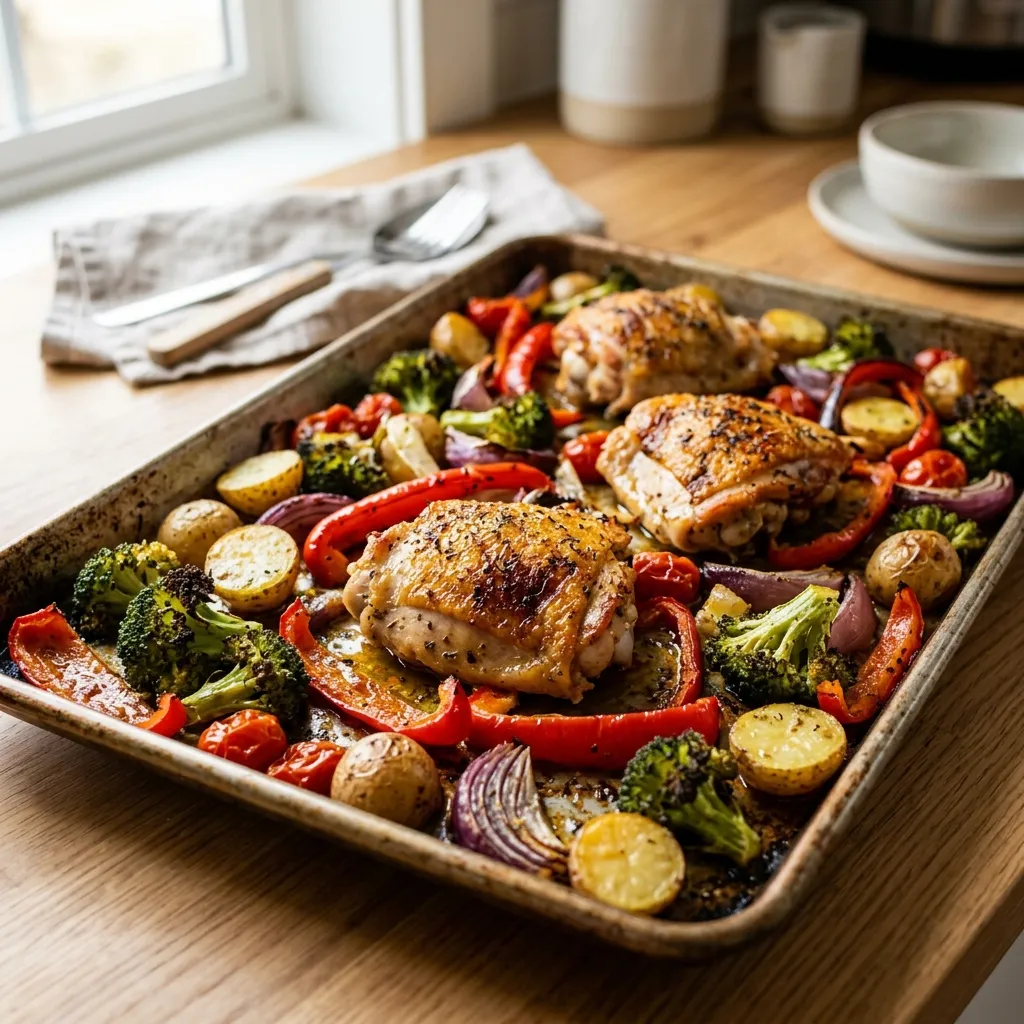 Sheet Pan Chicken and Veggies