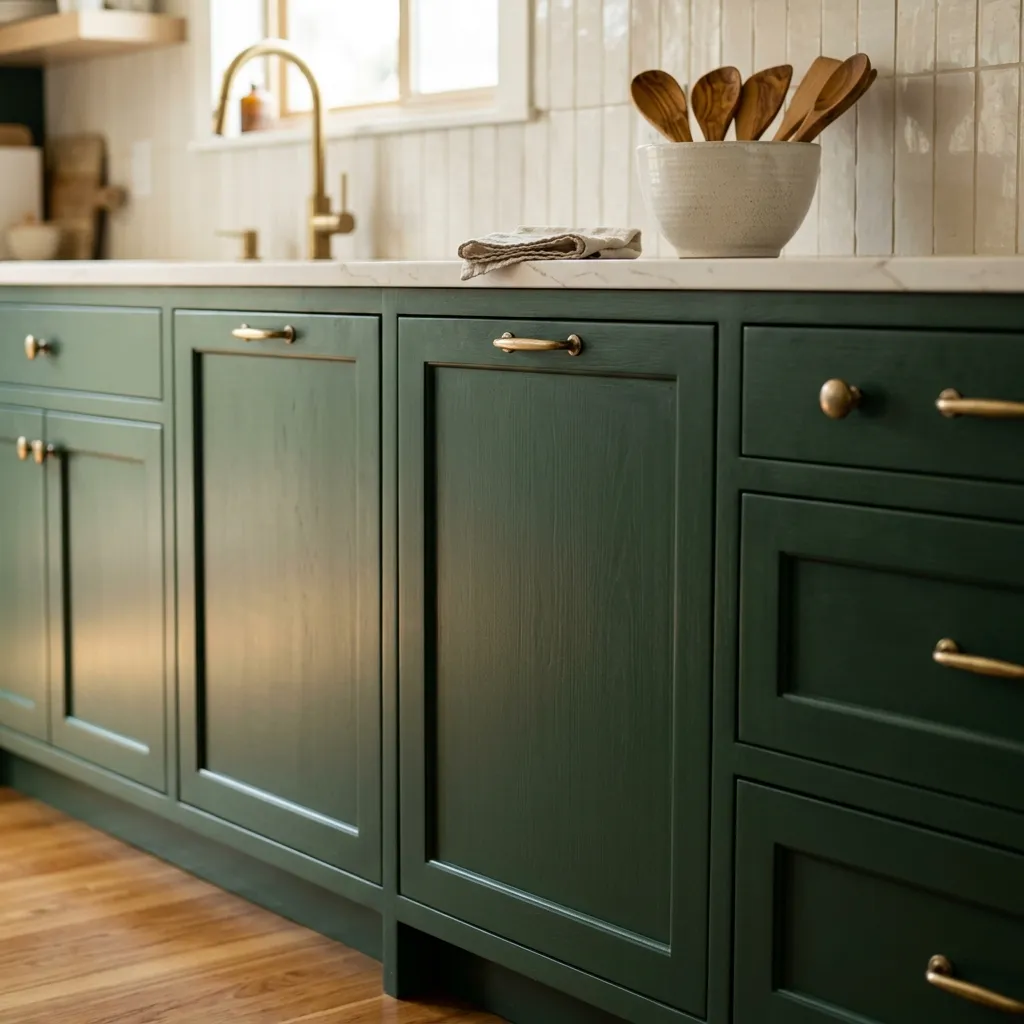 Stick On a Faux Backsplash