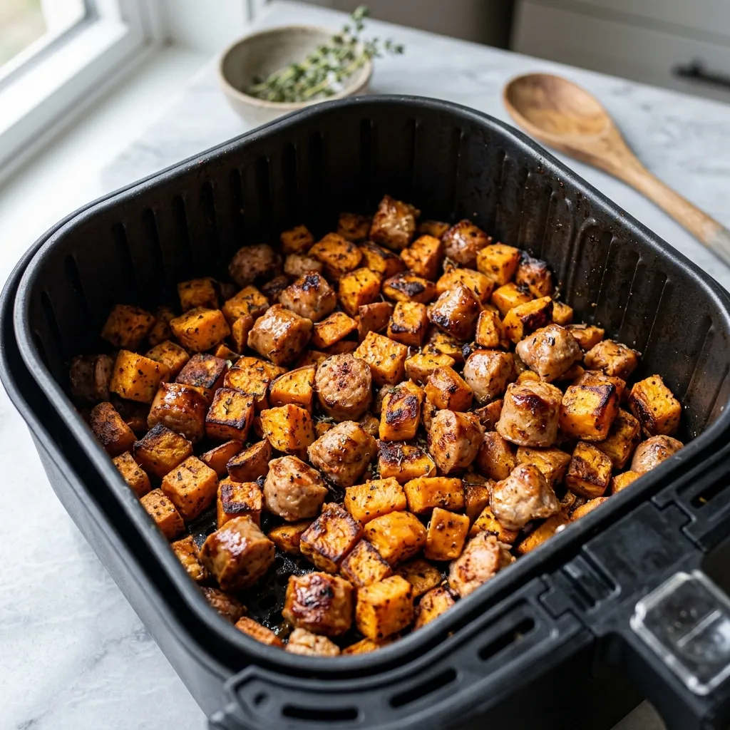 Sweet Potato and Chicken Hash