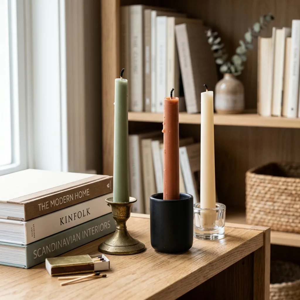 Taper Candles in Unexpected Places