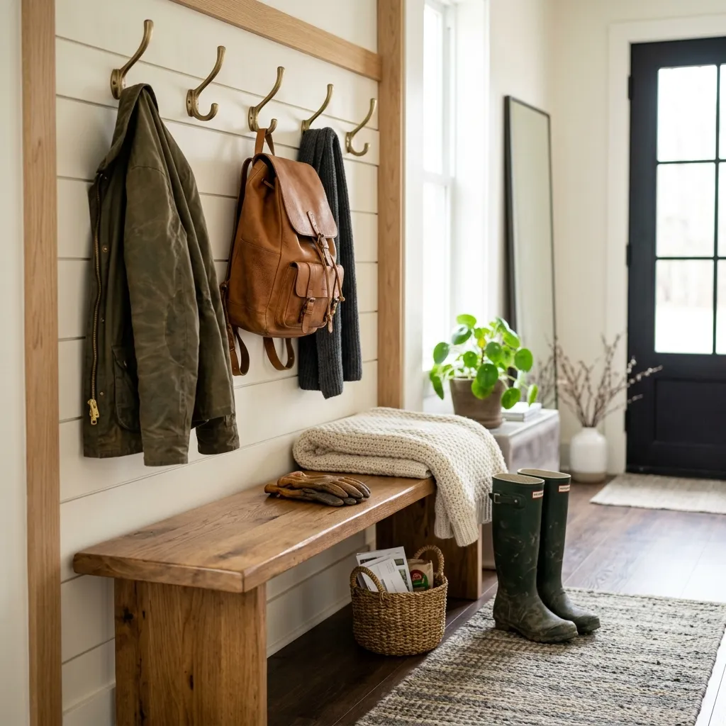 The Functional Mudroom Nook