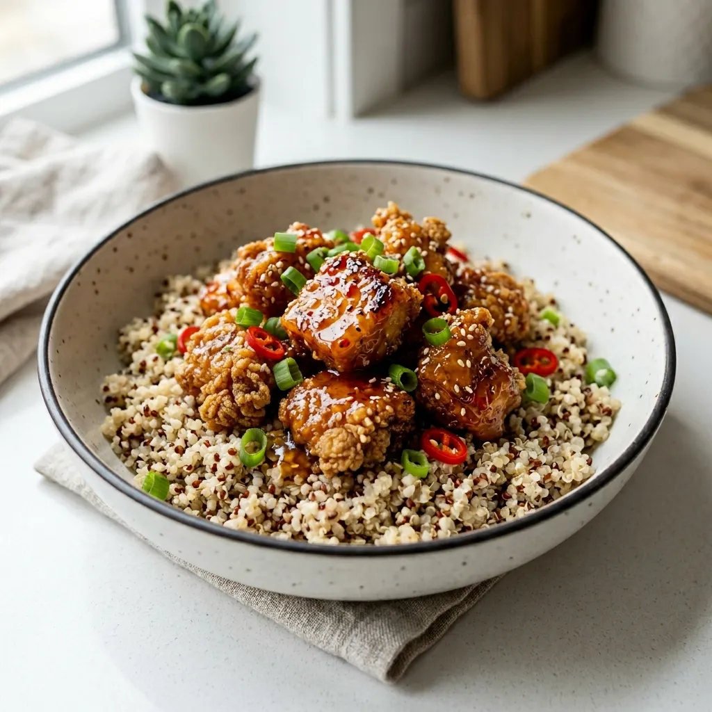 The "Better Than Takeout" Hot Honey Bowls