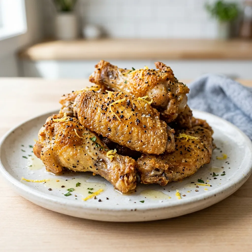 Zesty Lemon Pepper Wings
