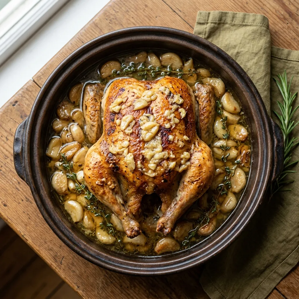 40-Clove Garlic Chicken (The Lite Version)