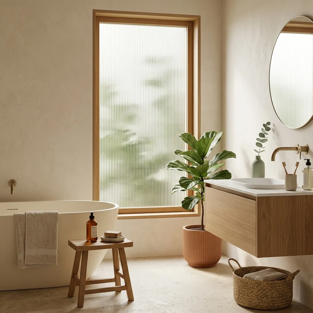 Add Privacy with Frosted or Reeded Glass