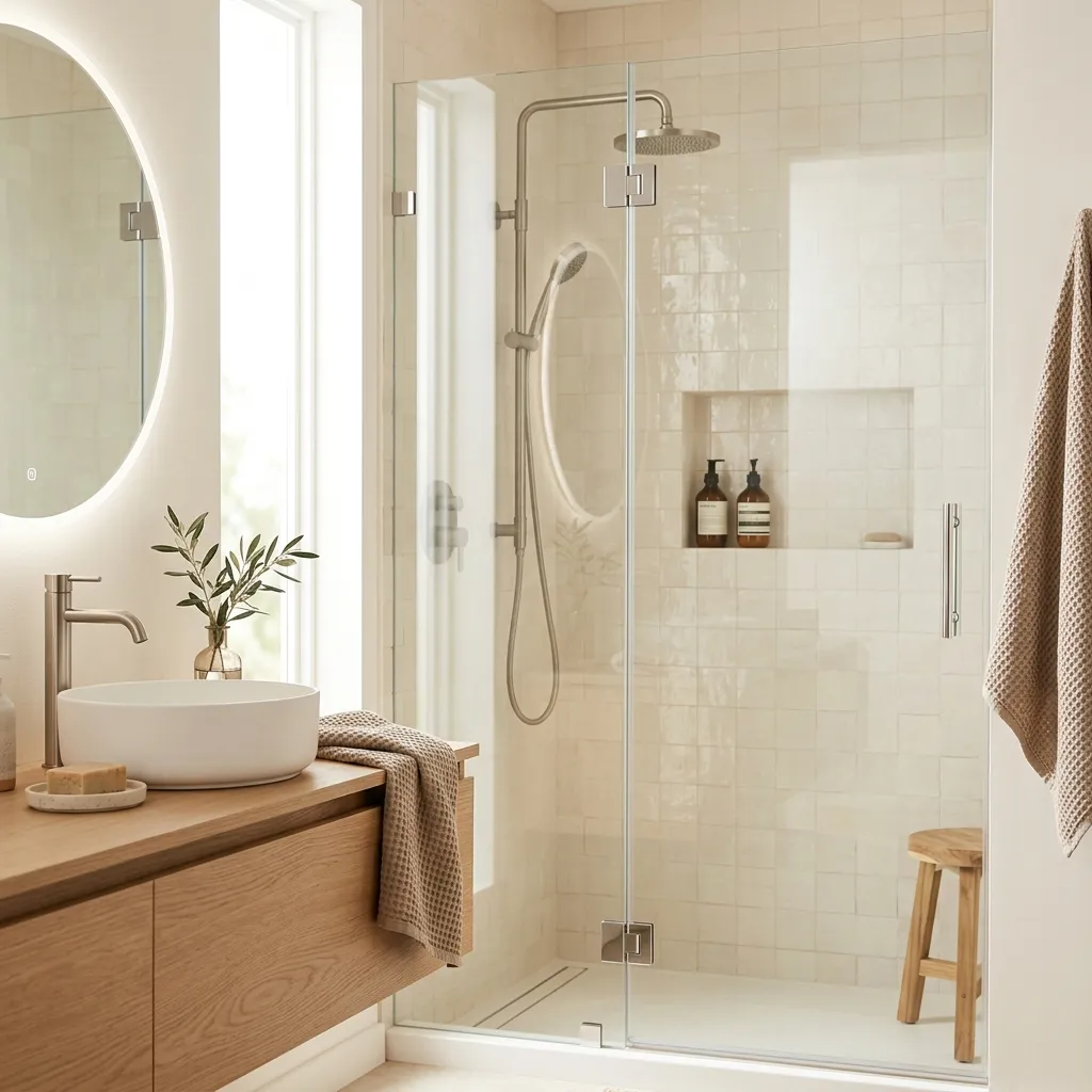 Add a Frameless Glass Enclosure