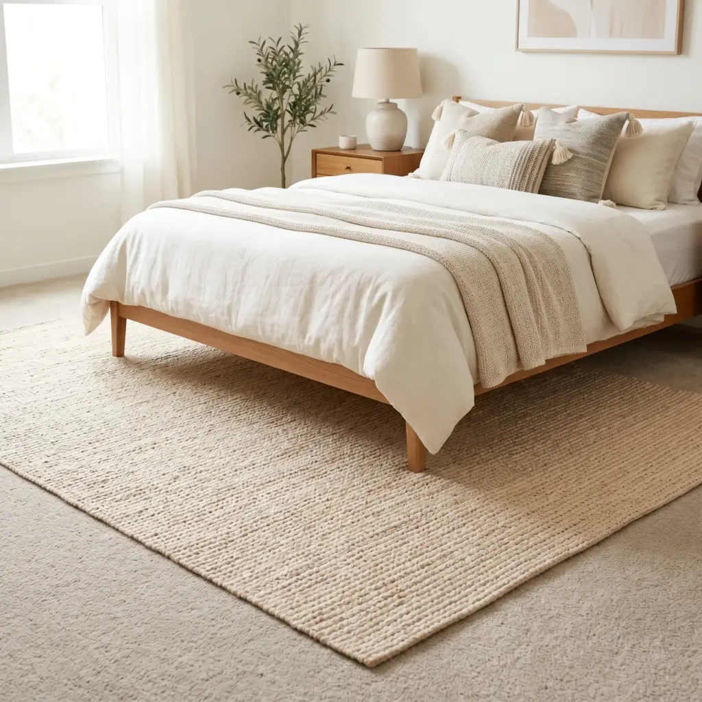 Anchor with a Large, Light Area Rug