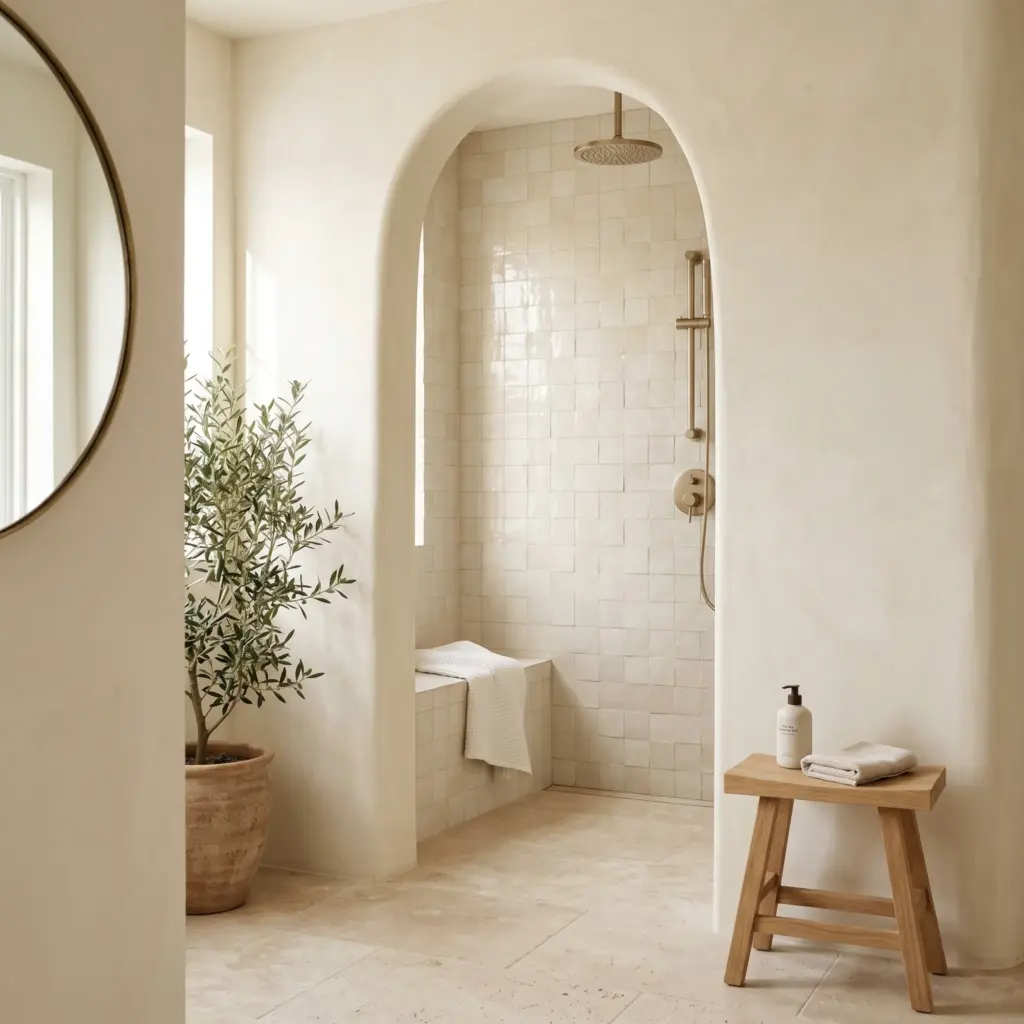 Arched Shower Entrances
