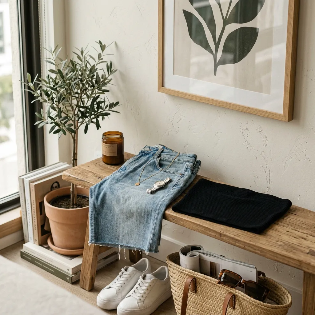 Bermuda Denim and Strapless Tube Tops