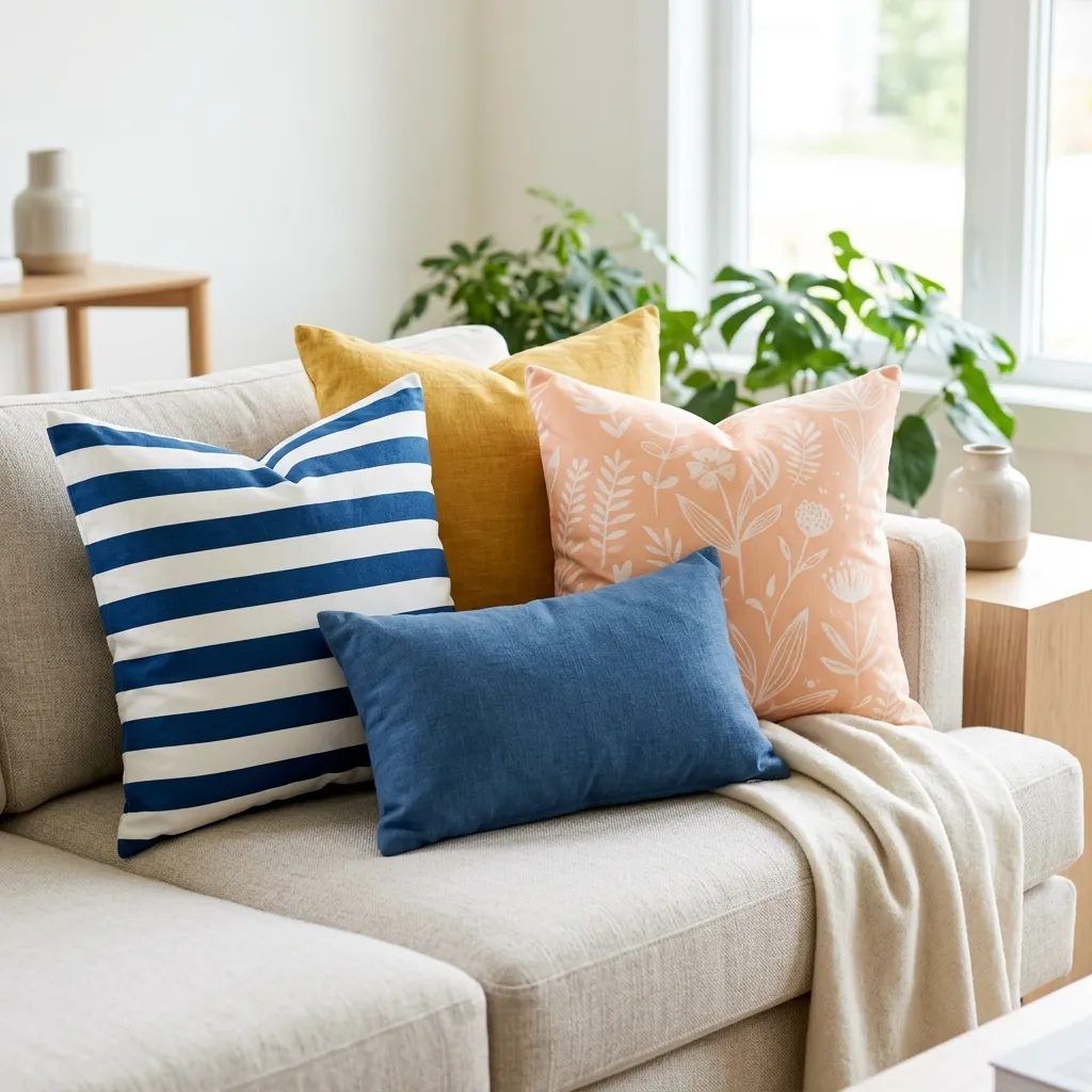 Bring in Bright Throw Pillows