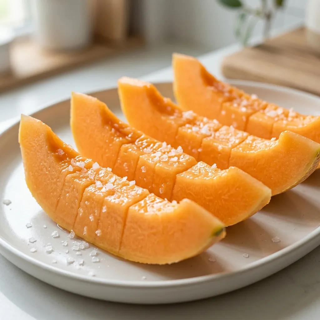 Cantaloupe & Flaky Sea Salt