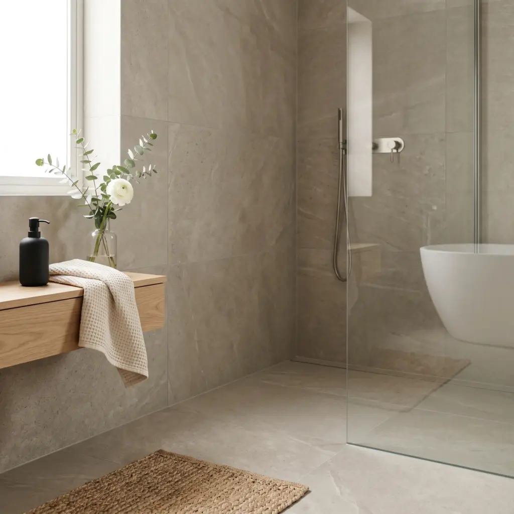 Choose Large-Scale Neutral Tile