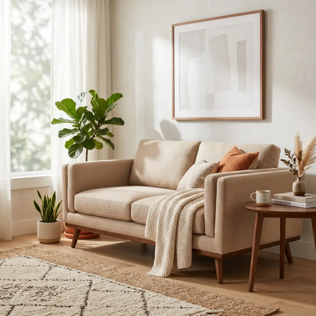 Choose Low-Profile, Streamlined Furniture