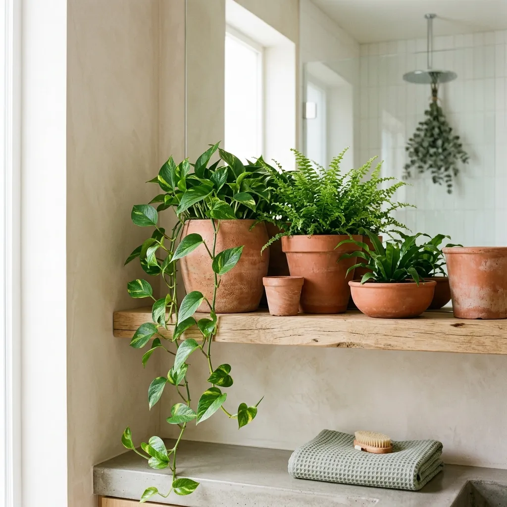 Clay Planters for Humidity-Loving Plants