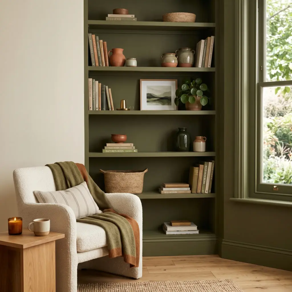Color Drench with Earthy Greens